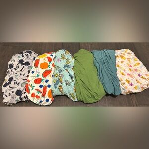 6 bamboo crib sheets